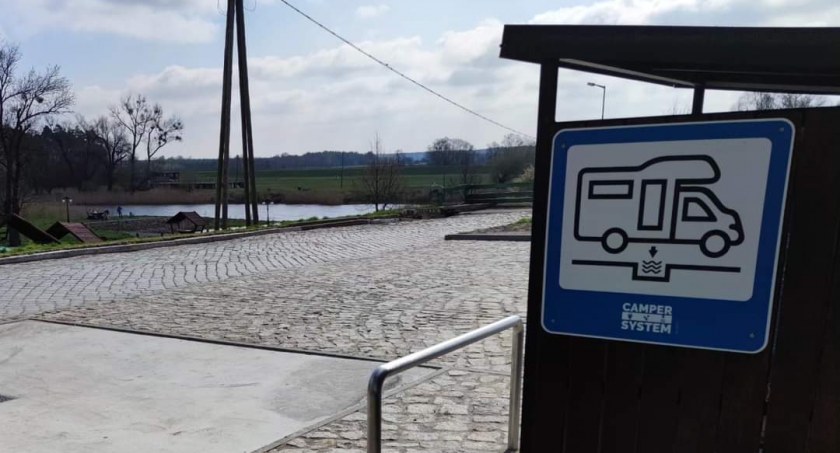 Na zdjęciu Punkt Obsługi Kamperów fot. GMINA Pyzdry