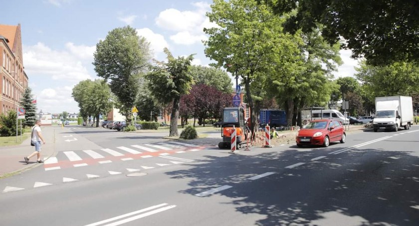 Fot. UMiG we Wrześni Na zdjęciu skrzyżowanie na ul. Szkolnej we Wrześni 