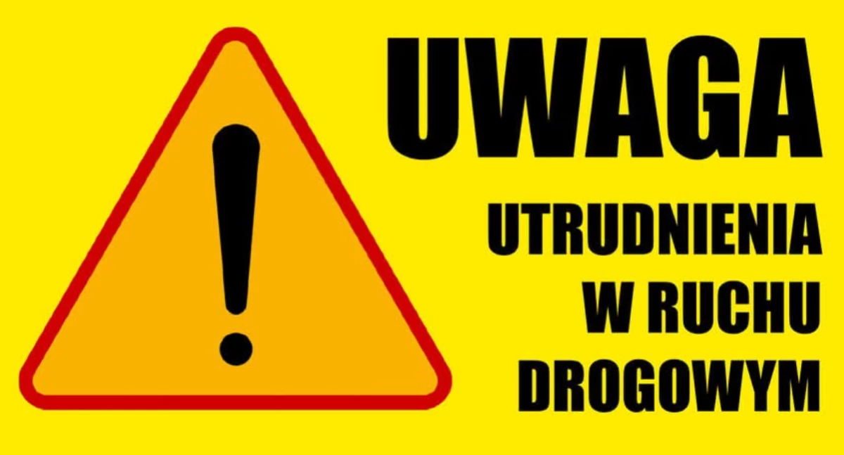 Komunikaty , Uwaga awaria Wrześni! Utrudnienia ruchu - zdjęcie, fotografia
