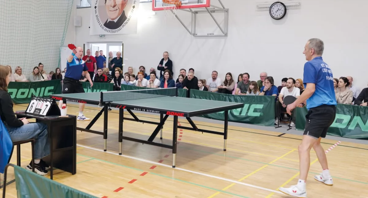 Pozostałe sporty , Rywalizowali Kaczanowie najlepsi turnieju tenisa stołowego - zdjęcie, fotografia