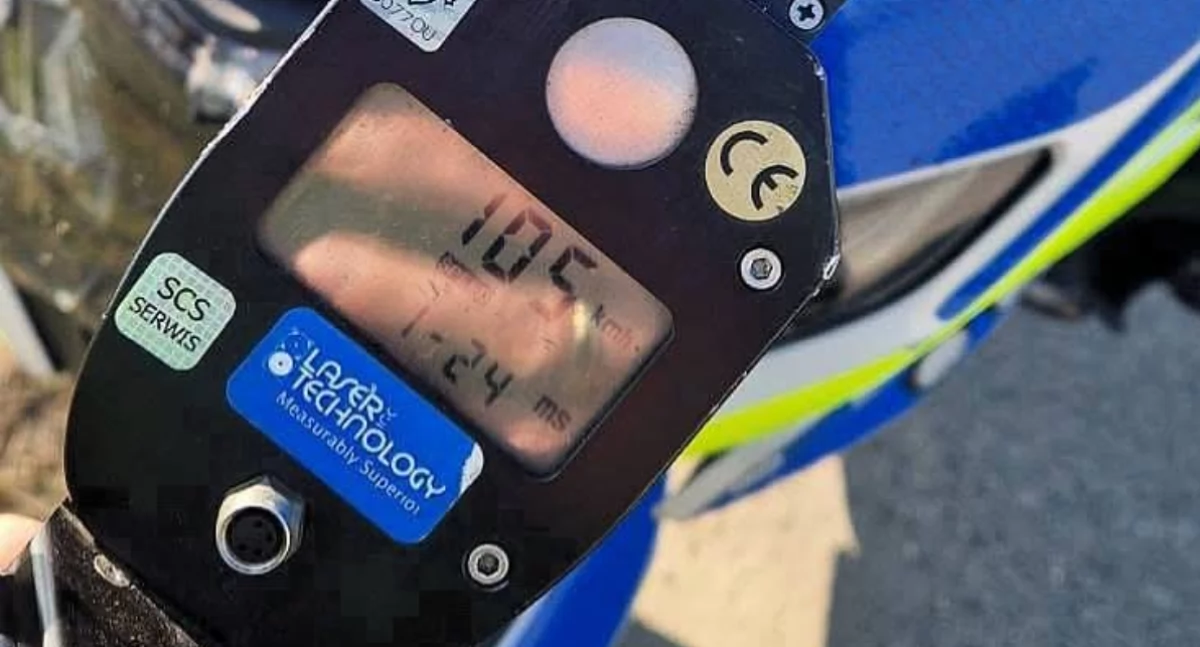 Kronika policyjna, Przekroczyła dozwoloną prędkość Straciła prawo jazdy - zdjęcie, fotografia