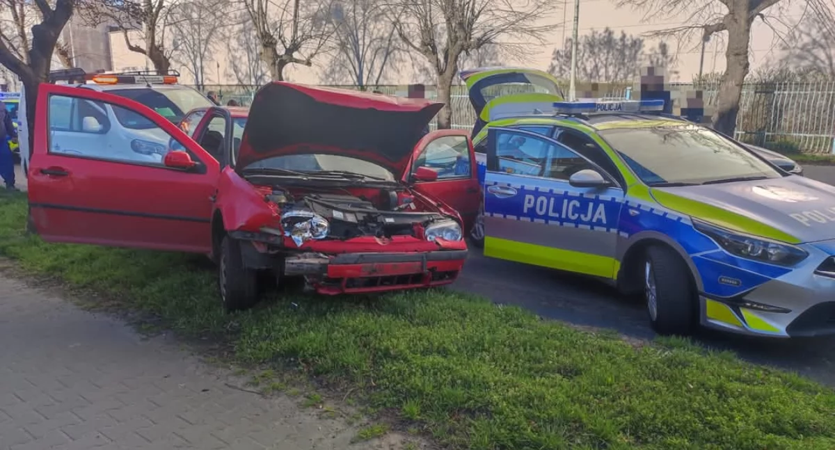 Kronika policyjna, Areszt kierowcy zatrzymanego pościgu - zdjęcie, fotografia