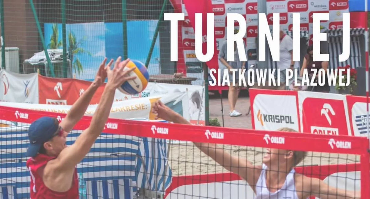 Siatkówka, sobotę turniej siatkówki plażowej Wrześni - zdjęcie, fotografia