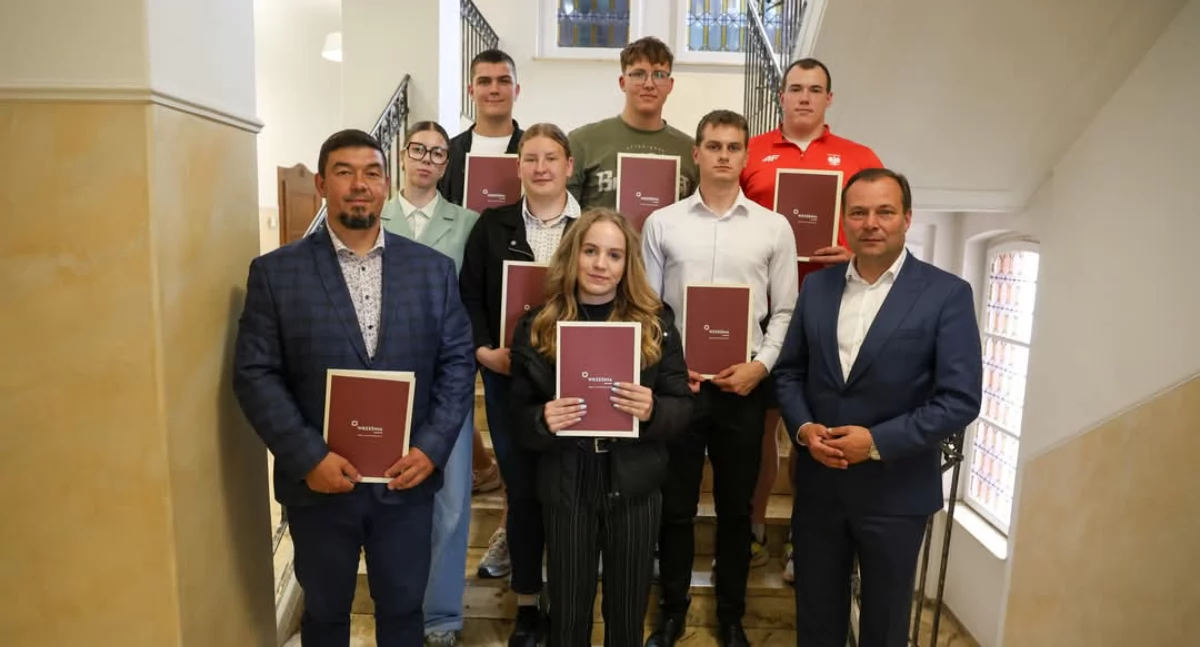 Lekkoatletyka , Nagrody wrzesińskich lekkoatletów - zdjęcie, fotografia