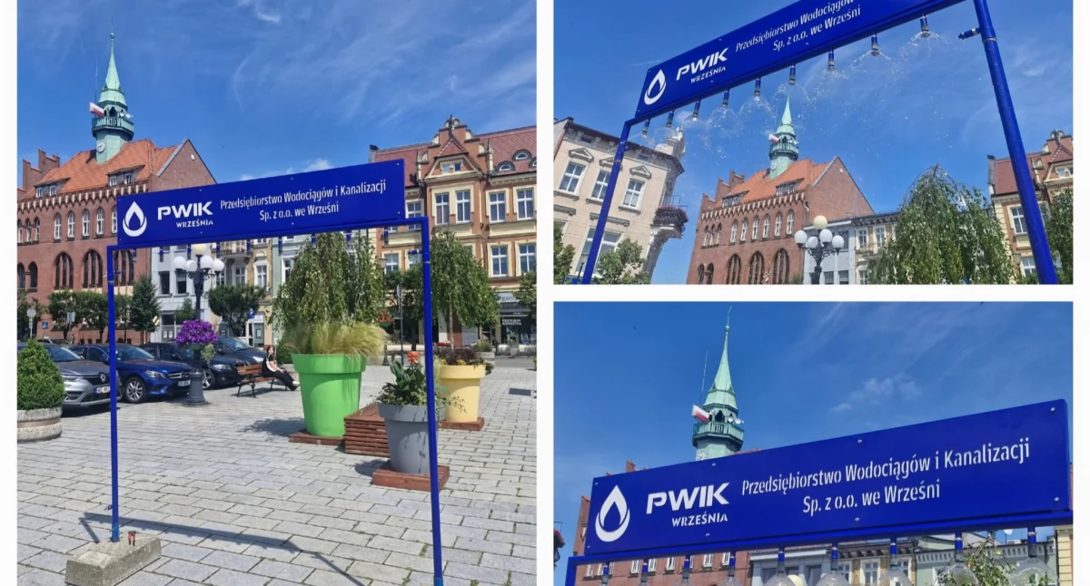 Atrakcje , Kurtyna wodna rynku - zdjęcie, fotografia