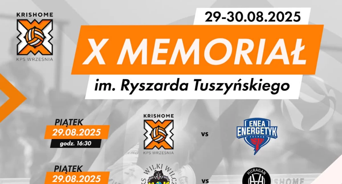 Siatkówka, Przed Memoriał Ryszarda Tuszyńskiego Wrześni - zdjęcie, fotografia