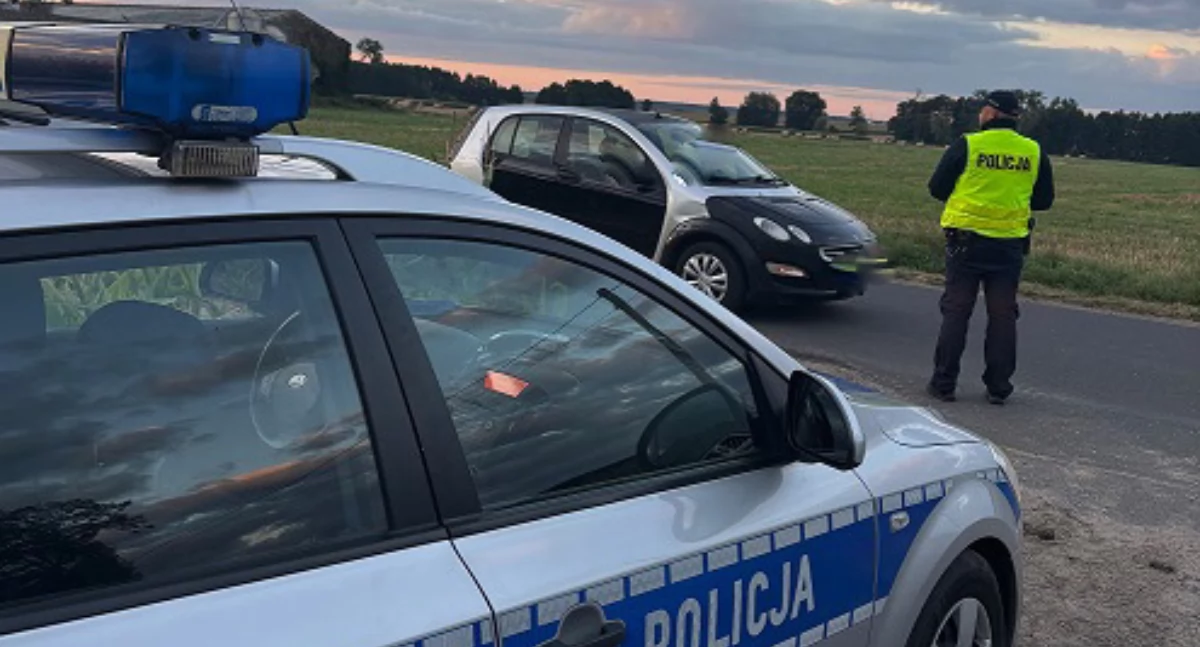 Kronika policyjna, Jechał autem wpływem alkoholu narkotyków! latek Miłosławia rękach policji - zdjęcie, fotografia