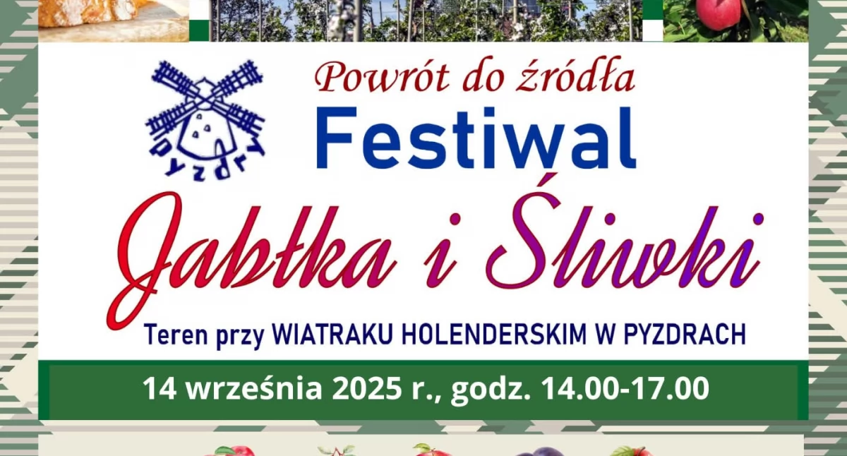 Zapowiedzi , Festiwal Jabłka Śliwki Pyzdrach - zdjęcie, fotografia