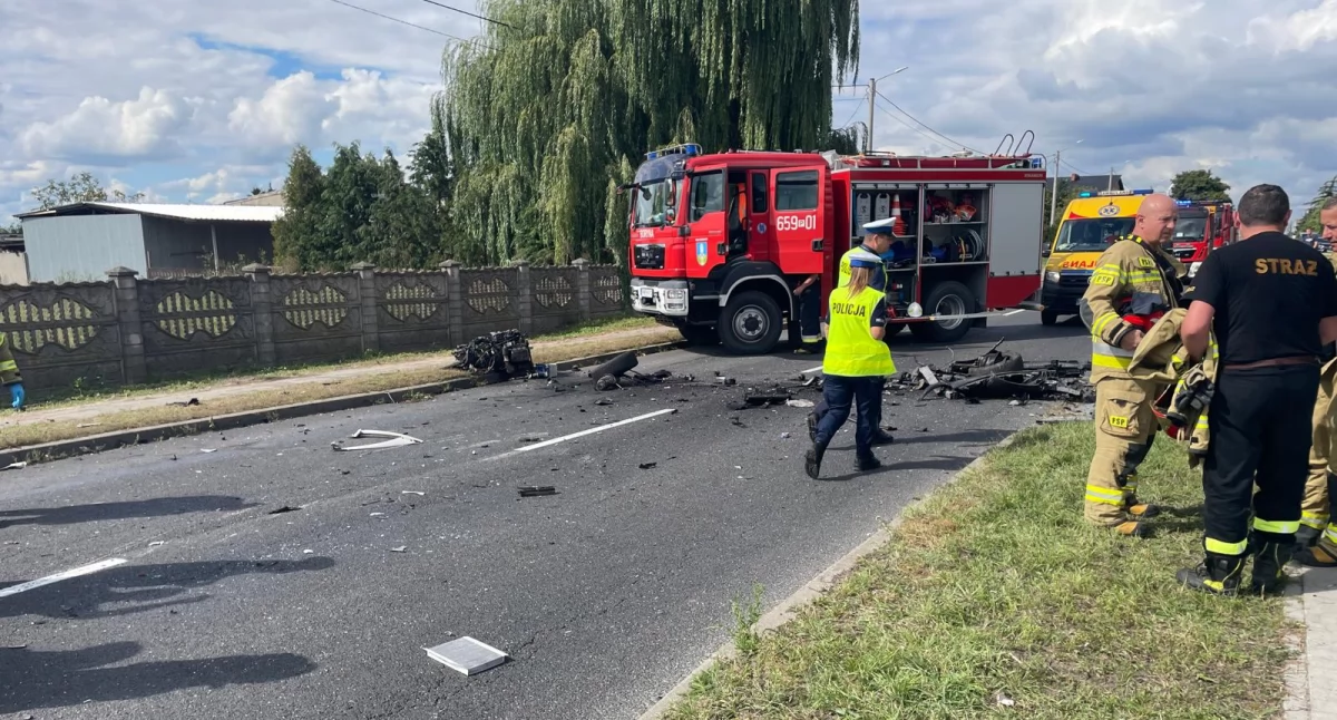 Fot. KP Policji we Wrześni / OSP Pyzdry 