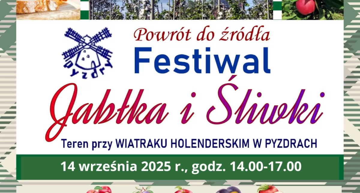 Zapowiedzi , Festiwal Jabłka Śliwki Pyzdrach - zdjęcie, fotografia