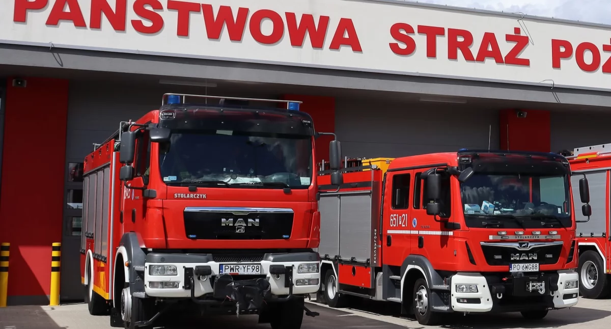 Pożary, straż pożarna, wyposażenie Wrześni - zdjęcie, fotografia