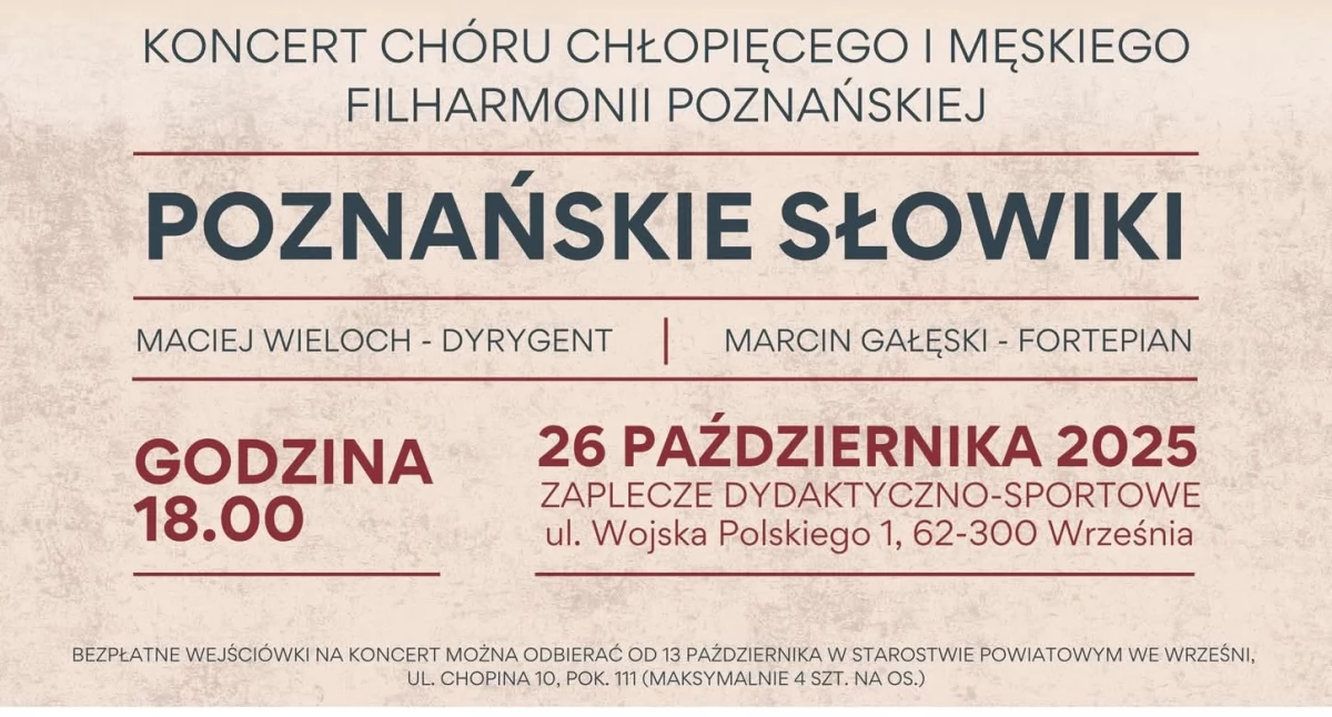 Zapowiedzi , Poznańskie Słowiki zawitają Wrześni - zdjęcie, fotografia