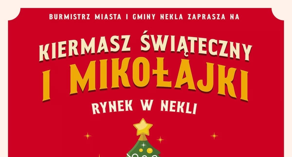 Zapowiedzi , Kiermasz Świąteczny Mikołajki Nekli - zdjęcie, fotografia