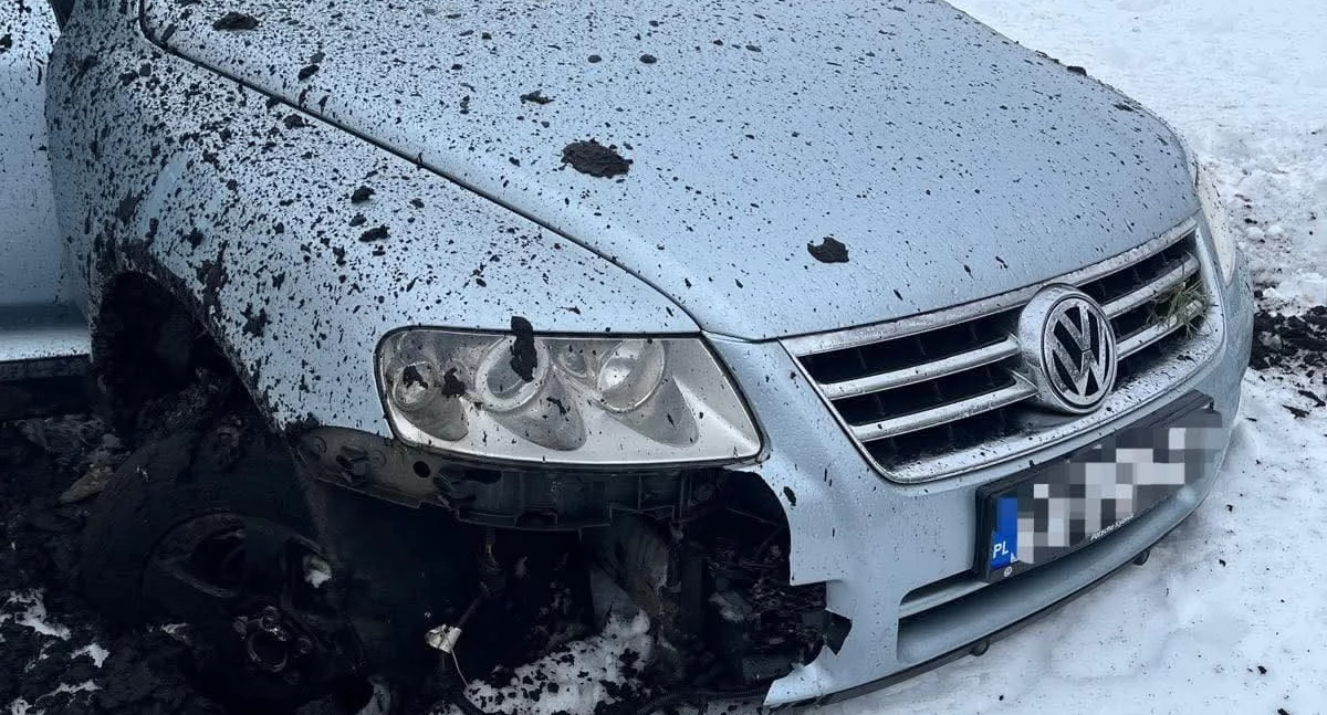 Kronika policyjna, Zlodziej samochodu zatrzymany przez policjantów Gniezna Mogilna - zdjęcie, fotografia