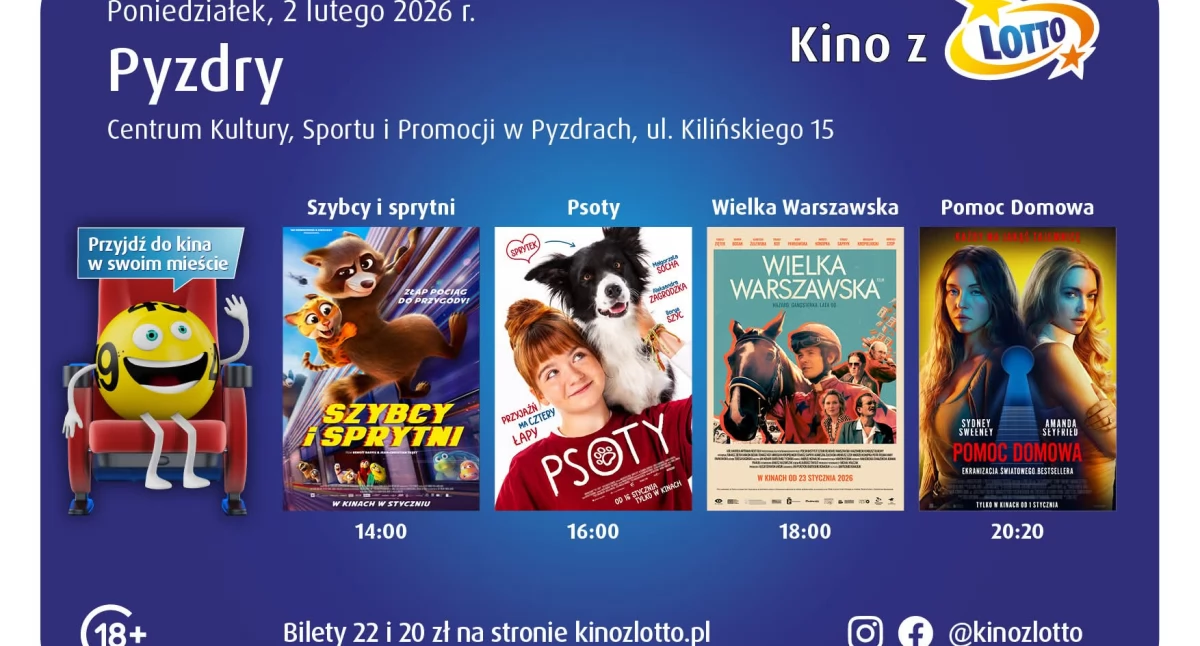 Kino , objazdowe Pyzdrach - zdjęcie, fotografia