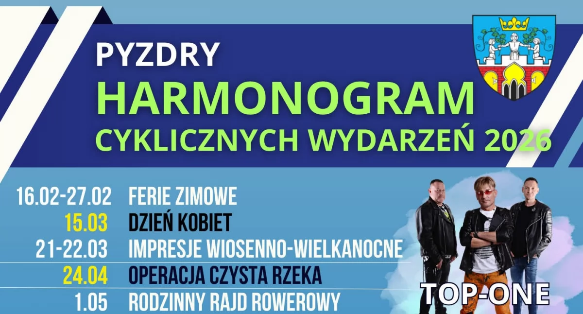 Rozrywka, imprezy Pyzdrach Sprawdź harmonogram - zdjęcie, fotografia