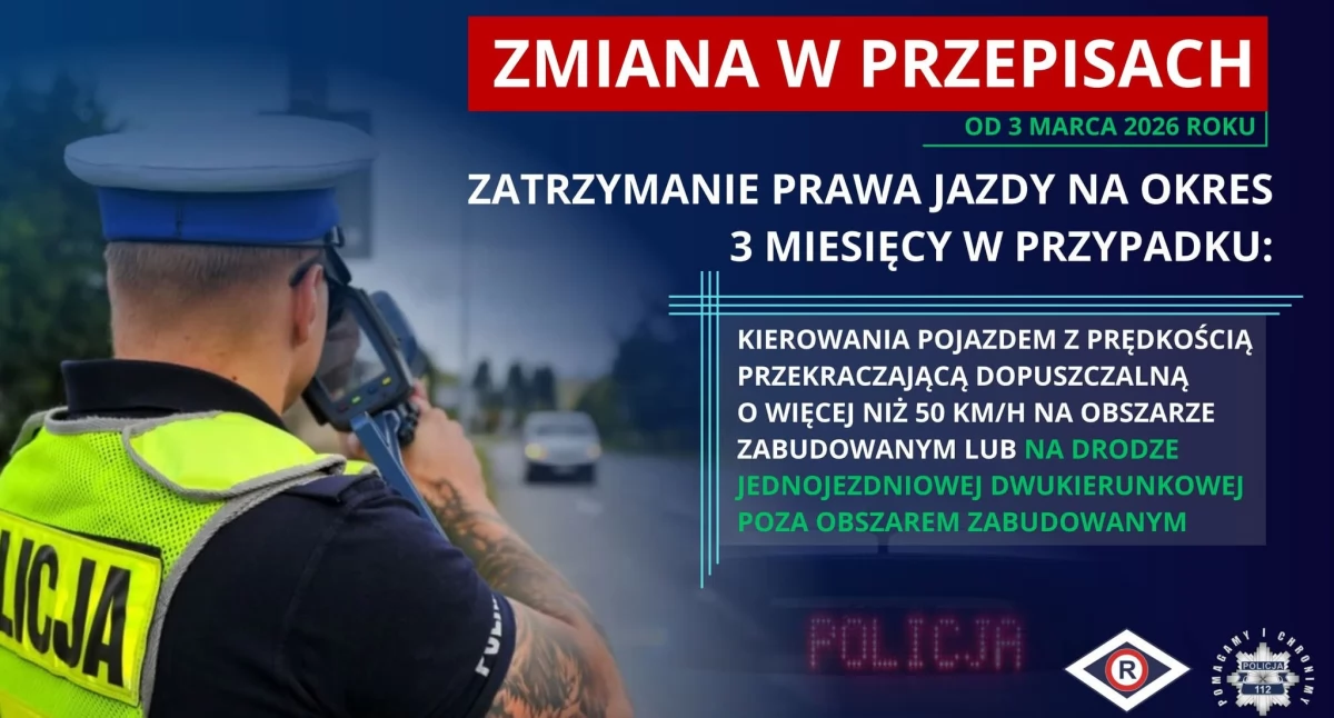 Prewencja/Profilaktyka , Zmiany przepisach ruchu drogowego - zdjęcie, fotografia