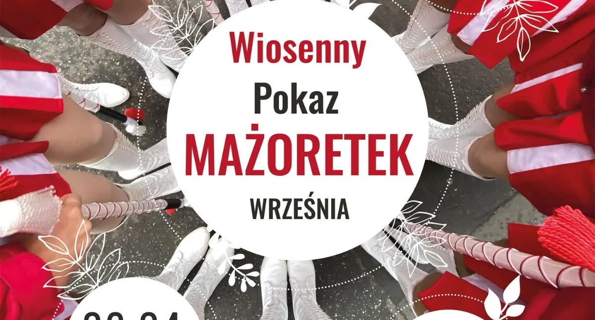 Zapowiedzi , Wiosenny Pokaz Mażoretek Wrześna - zdjęcie, fotografia