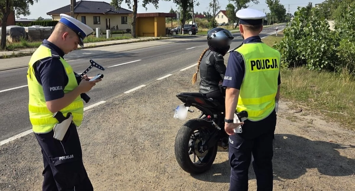 Kronika policyjna, Wrzesińska drogówka sprawdziła motocyklistów - zdjęcie, fotografia