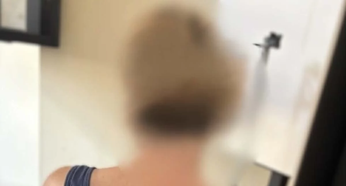 Kronika policyjna, Obywatelskie ujęcie nietrzeźwej - zdjęcie, fotografia