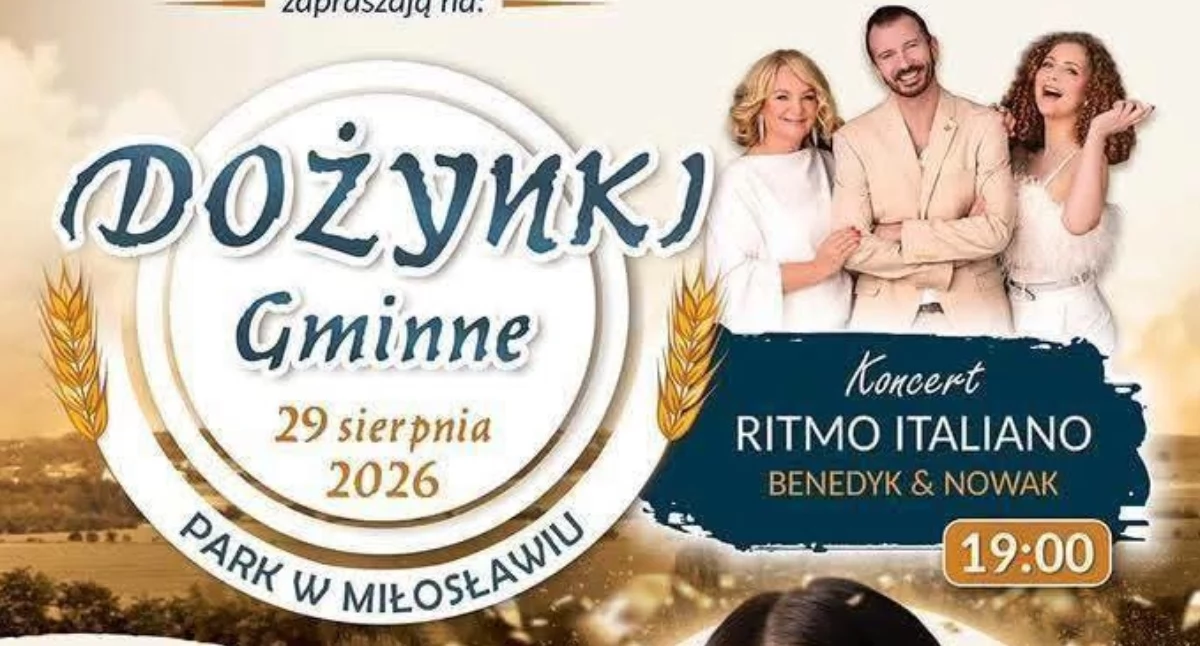 Zapowiedzi , Dożynki Gminne Gminie Miłosław - zdjęcie, fotografia