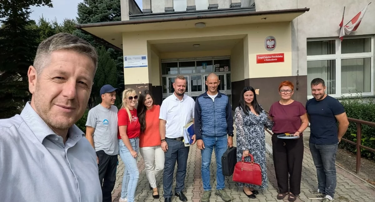 Inwestycje, Termomodernizacja szkoly Kołaczkowie - zdjęcie, fotografia