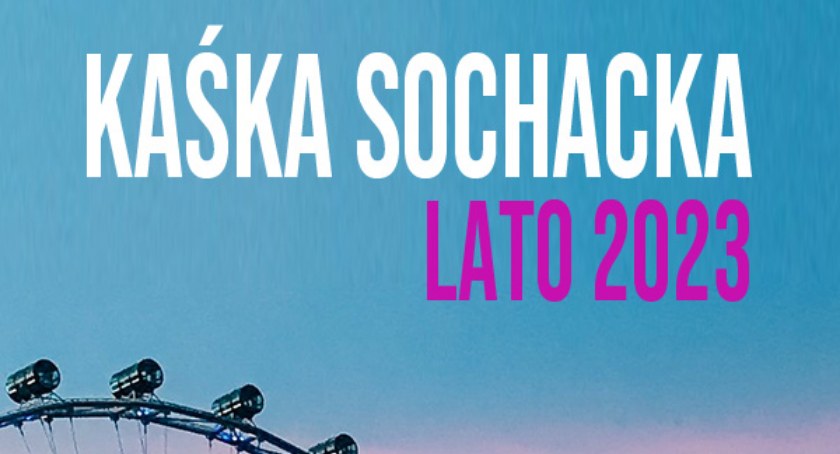 Na zdjęciu plakat koncertu Kaśki Sochackiej we Wrześni