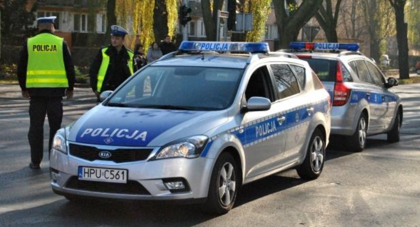 Na zdjęciu wrzesińscy policjanci 