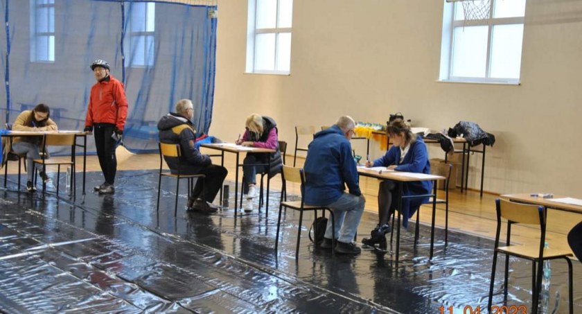 Na zdjęciu zapisy na Rodzinny Rajd Rowerowy 2023 we Wrześni. 
