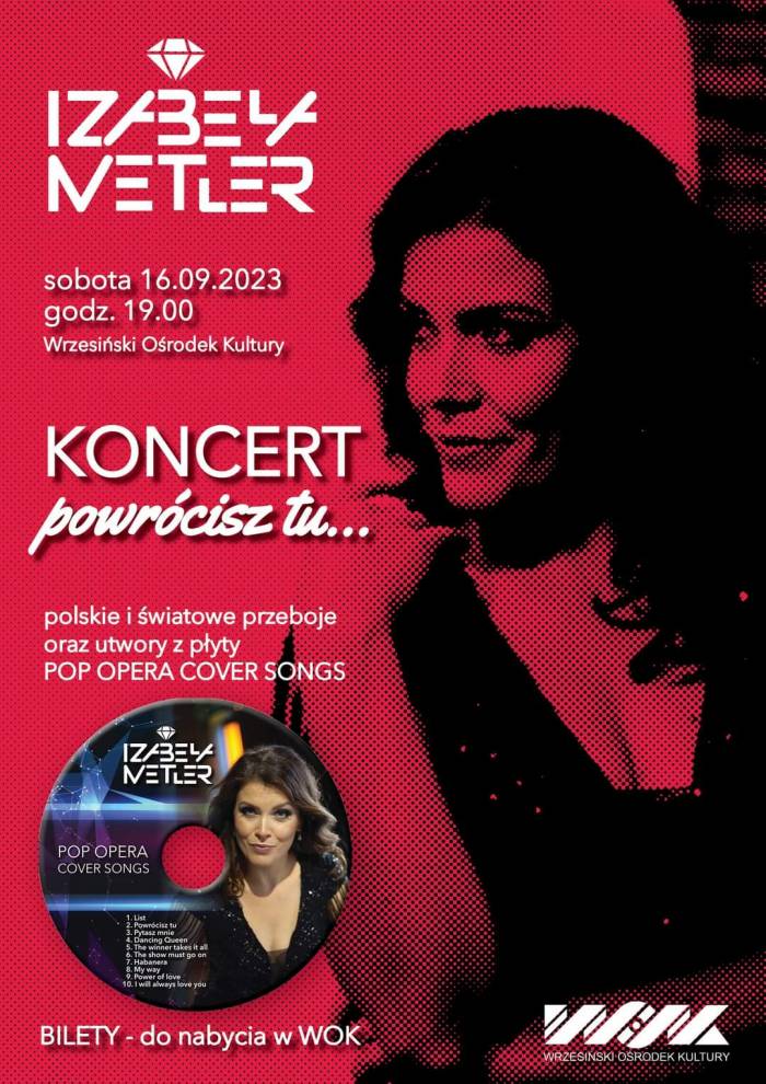 Koncert Izabeli Metler Powrócisz tu