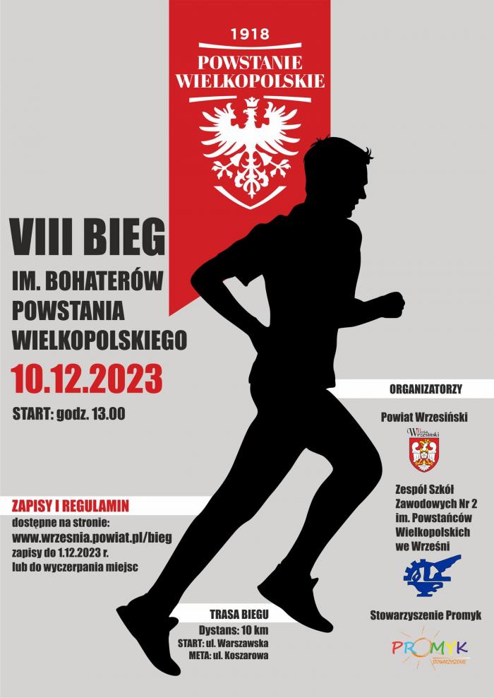 VIII BIeg im. Bohaterów Powstania WIelkopolskiego we Wrześni