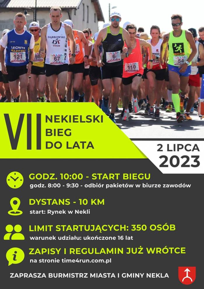 Zapowiedź Nekielskiego Biegu do Lata 2023