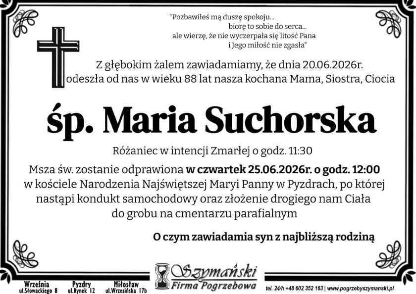 Maria Suchorska 