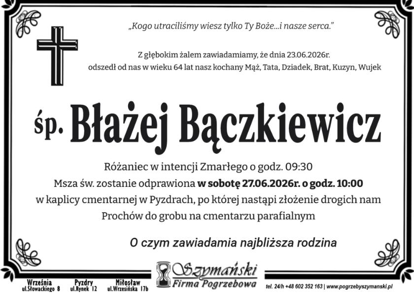 Błażej Bączkiewicz 