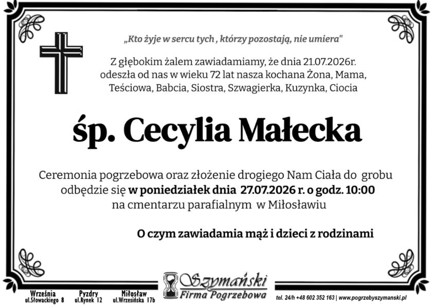 Cecylia Małecka