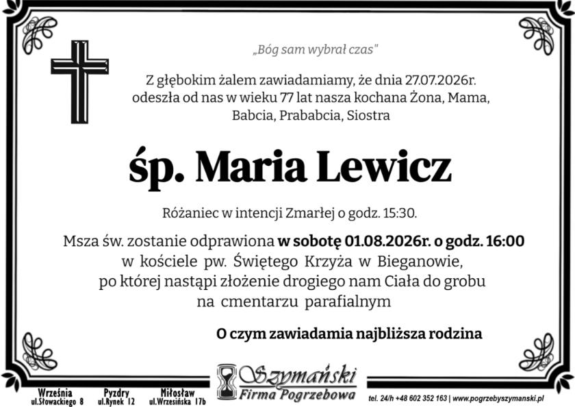 Maria Lewicz