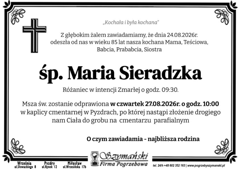Maria Sieradzka 