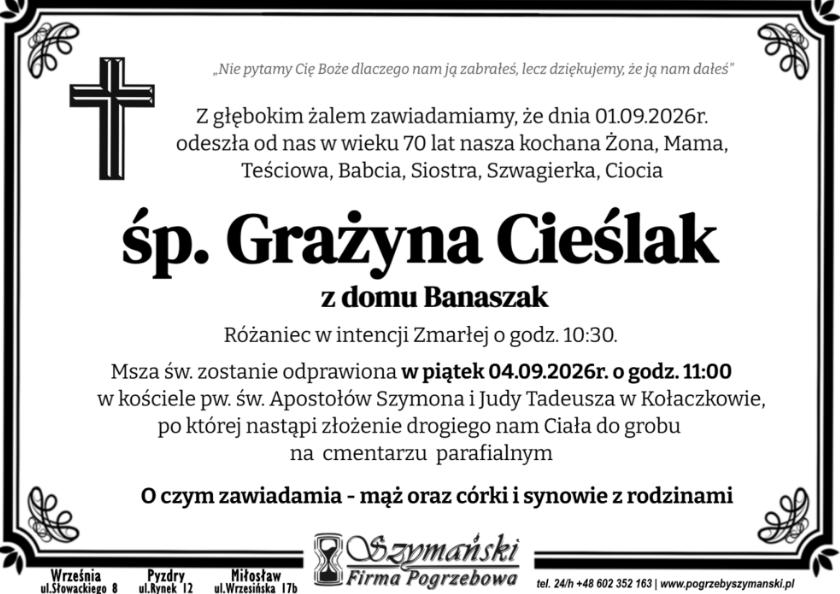 Grażyna  Cieślak