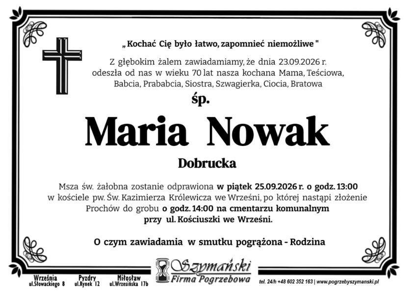 Maria Nowak