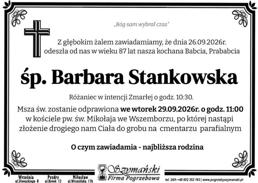 Barbara Stankowska 