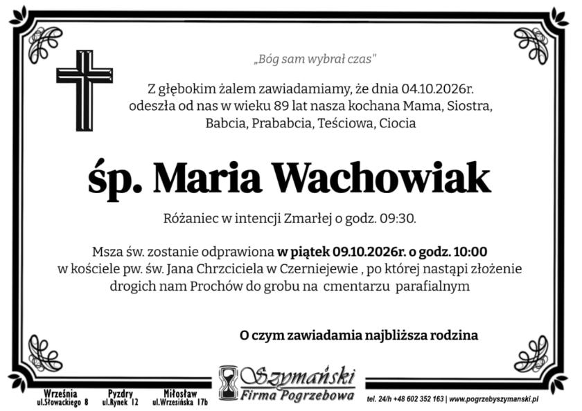 Maria Wachowiak