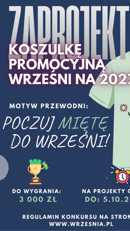 Wrześnianie postawili na miętę! Zaprojektuj koszulkę 