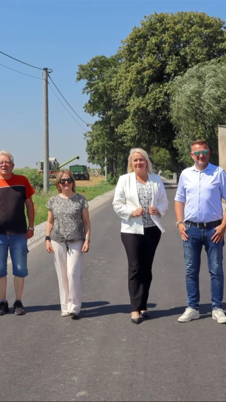 Zakończono prace na drodze powiatowej w Gałęzewicach