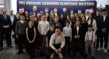 Uroczysta gala UKS Hwarang Września 