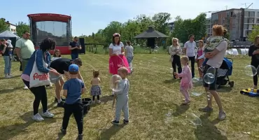Piknik rodzinny z atrakcjami przy ul. Wrzosowej! (Zdjęcia)
