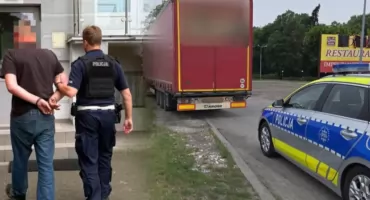 Kompletnie pijany kierowca ciężarówki w rękach policji! Dzięki interwencji świadka 