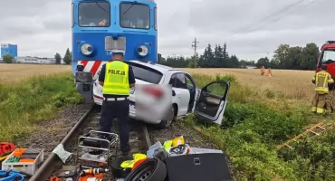 Tragiczny wypadek na niestrzeżonym przejeździe kolejowym!