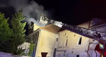 Pożar zabytkowego budynku we Wrześni! (Zdjęcia)