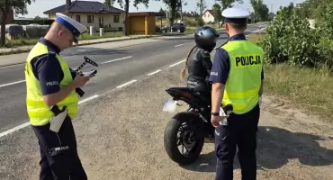 Wrzesińska drogówka sprawdziła motocyklistów 
