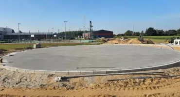 Trwa budowa lądowiska w Białężycach dla Lotniczego Pogotowia Ratunkowego 